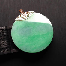 Natural Jade Pendant Jadeite Gold Pendant