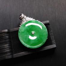 Natural Jade Pendant Jadeite Gold Pendant