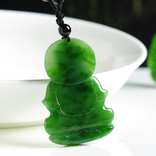 Natural Jade Pendant Nephrite Guanyin Pendant