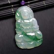 Natural Jade Pendant Jadeite Guan Yin Pendant