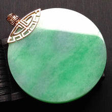 Natural Jade Pendant Jadeite Gold Pendant