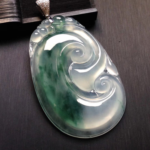 Natural Jade Pendant Jadeite Ruyi Pendant