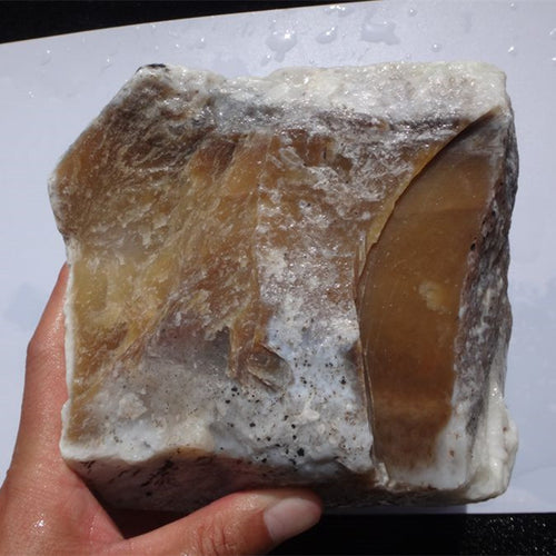 Natural jade rough nephrite raw stone Chinese Kunlun jade