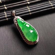 Natural Jade Pendant Jadeite Gold Pendant