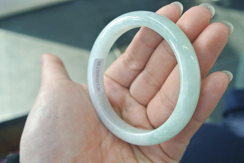 Natural Jade Bangle Jadeite Bangle Internal Diameter 53.5mm BER160