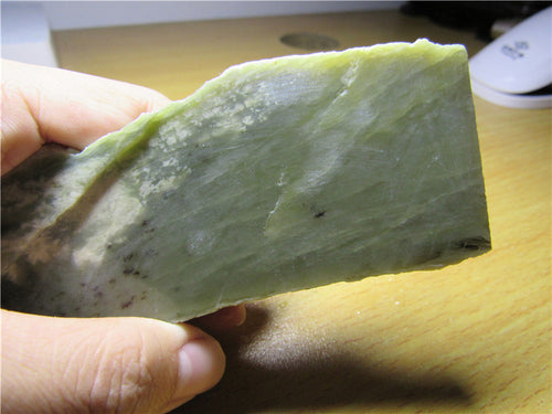 Natural jade rough nephrite raw stone Chinese Kunlun jade