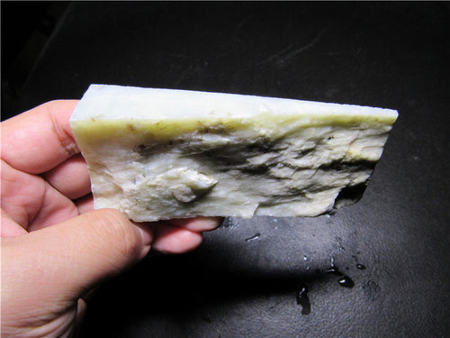 Natural jade rough nephrite raw stone Chinese Kunlun jade