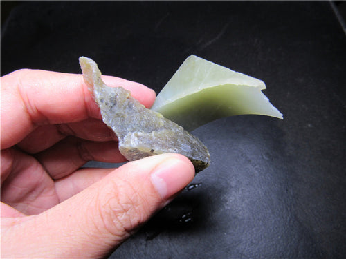 Natural jade rough nephrite raw stone Chinese Kunlun jade