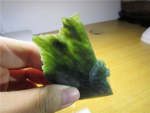 Natural jade rough nephrite raw stone Russia Siberian jade