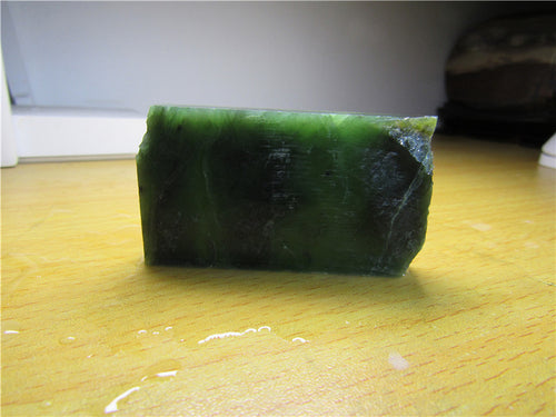 Natural jade rough nephrite raw stone Russia Siberian jade