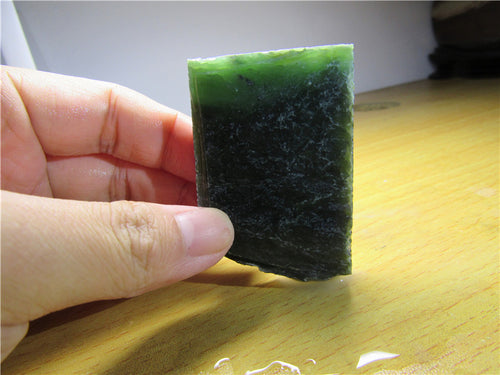 Natural jade rough nephrite raw stone Russia Siberian jade