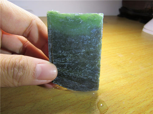 Natural jade rough nephrite raw stone Russia Siberian jade