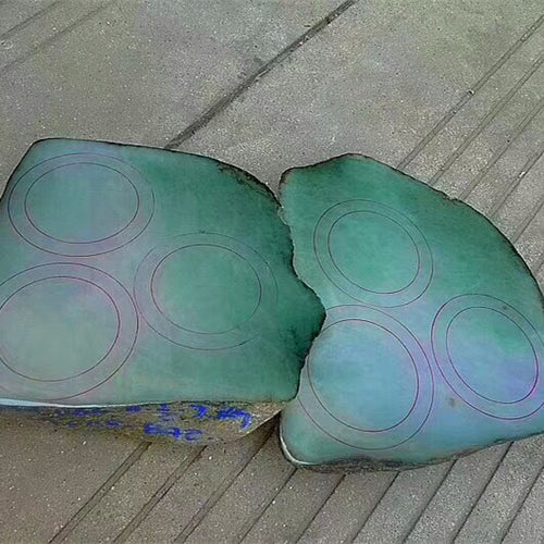 Natural jade rough jadeite raw stone