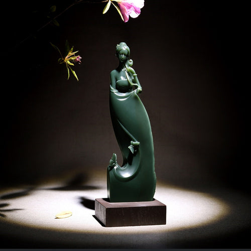 Natural jade carving Chinese Kunlun nephrite jade collectibles