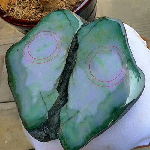 Natural jade rough jadeite raw stone